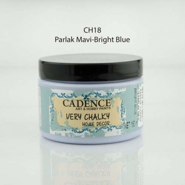 Cadence Very Chalky Home Decor Mobilya Boyası 150 ml. CH-18 PARLAK MAVİ