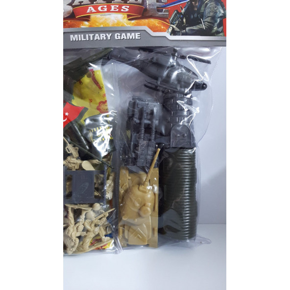 Pvc Askeri Oyuncak Set 12 Parça - 3