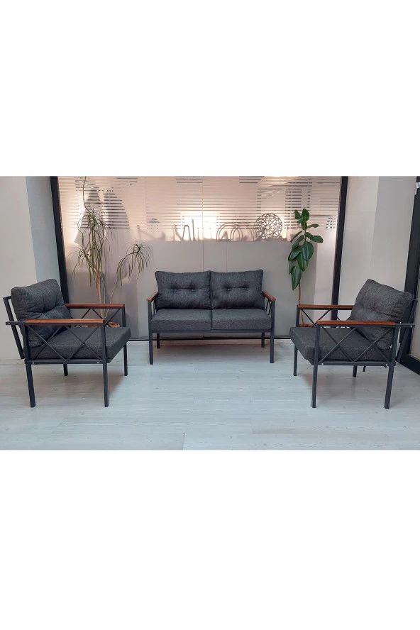 adımshops Balkon-bahçe-kafe-çay Seti-koltuk Takımı-oturma Grubu-ofis Koltuğu