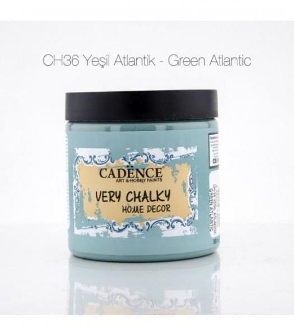Cadence Very Chalky Home Decor Mobilya Boyası 500 ml. CH-36 YEŞİL ATLANTİK