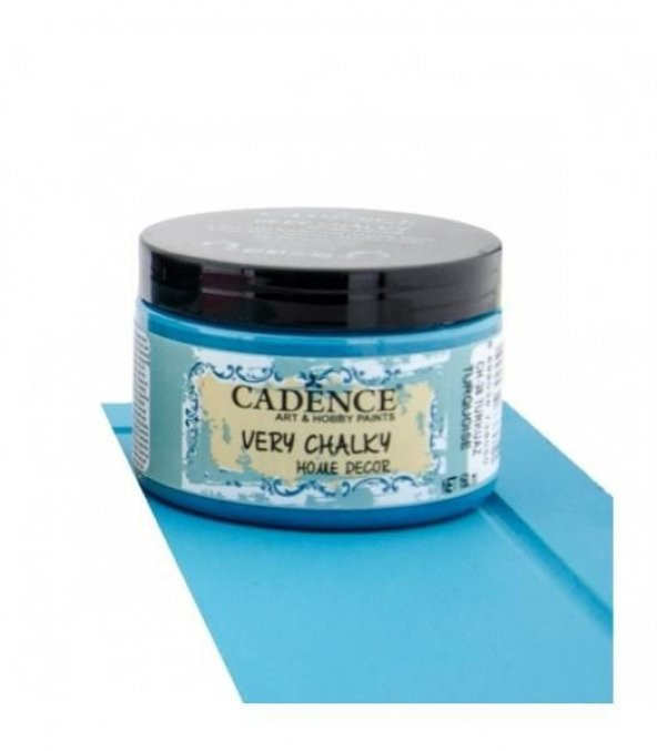 Cadence Very Chalky Home Decor Mobilya Boyası 150 ml. CH-38 TURKUAZ