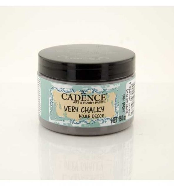 Cadence Very Chalky Home Decor Mobilya Boyası 150 ml. CH-42 GRİ KAHVE