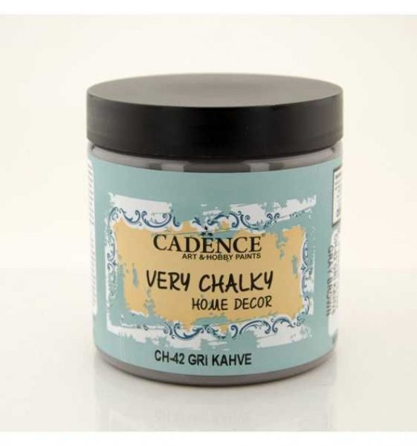 Cadence Very Chalky Home Decor Mobilya Boyası 500 ml. CH-42 GRİ KAHVE