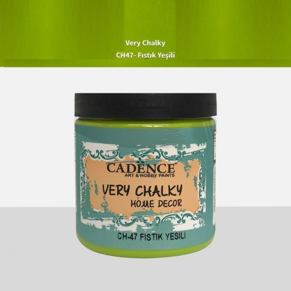 Cadence Very Chalky Home Decor Mobilya Boyası 500 ml. CH-47 FISTIK YEŞİLİ