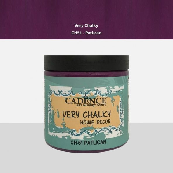 Cadence Very Chalky Home Decor Mobilya Boyası 500 ml. CH-51 PATLICAN