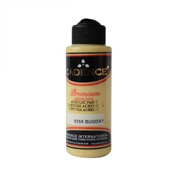 Cadence Premium Akrilik Boya 120 ml. 0359 Buğday