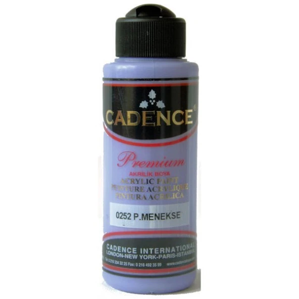 Cadence Premium Akrilik Boya 120 ml. 0252 P. Menekşe