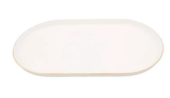 Porland Chopin Altın Serisi 28cm Oval Kayık Tabak - 2