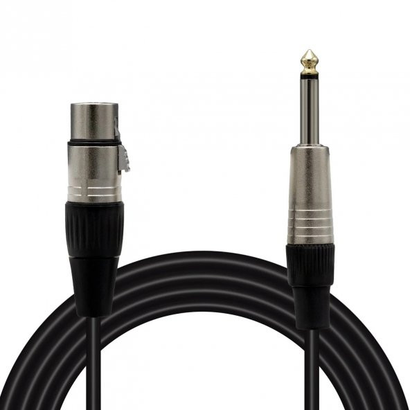 MAGIC VOICE 20170 LD379B 6.3 MM MONO ERKEK- CANON DİŞİ 5 METRE  KABLO ürün görseli