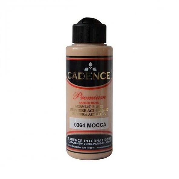 Cadence Premium Akrilik Boya 120 ml. 0364 Mocca