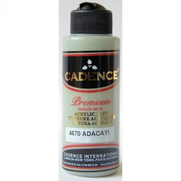 Cadence Premium Akrilik Boya 120 ml. 4670 Adaçayı