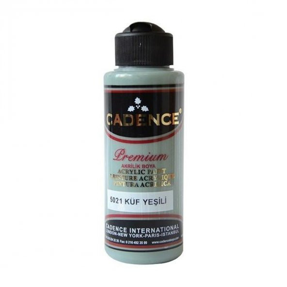 Cadence Premium Akrilik Boya 120 ml. 5021 Küf Yeşili