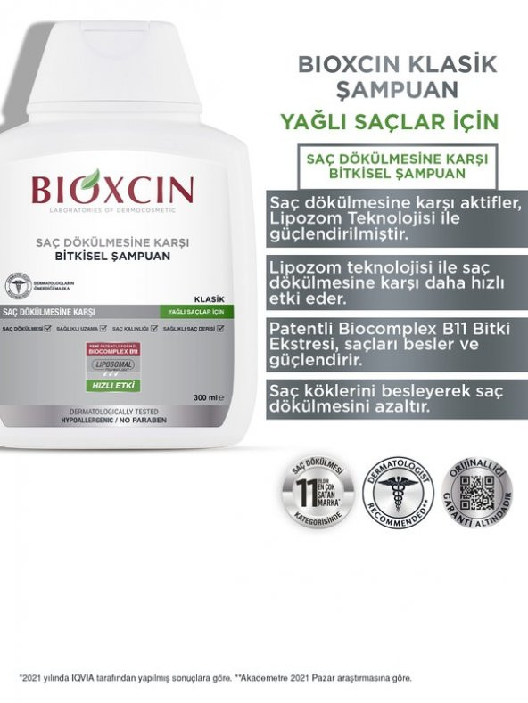 Bioxcin Genesis Şampuan Yağlı Saçlar 300 ml - 2