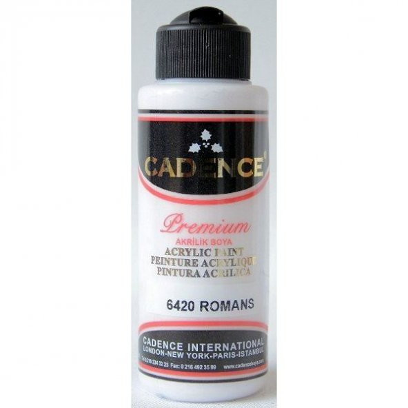 Cadence Premium Akrilik Boya 120 ml. 6420 Romans