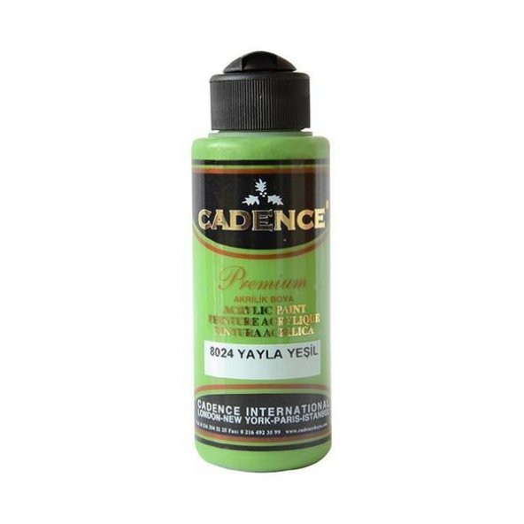 Cadence Premium Akrilik Boya 120 ml. 8024 Yayla Yeşili