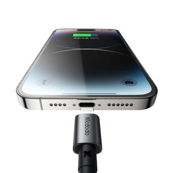 Mcdodo CA-2851 36W PD TypeC İphone Hızlı Şarj  Data Kablo 1.8m-Siyah - Resim 3