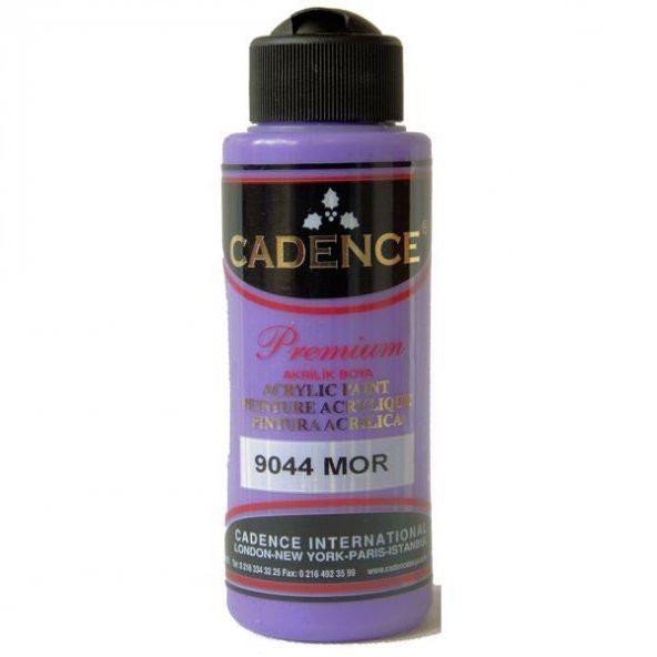 Cadence Premium Akrilik Boya 120 ml. 9044 Mor