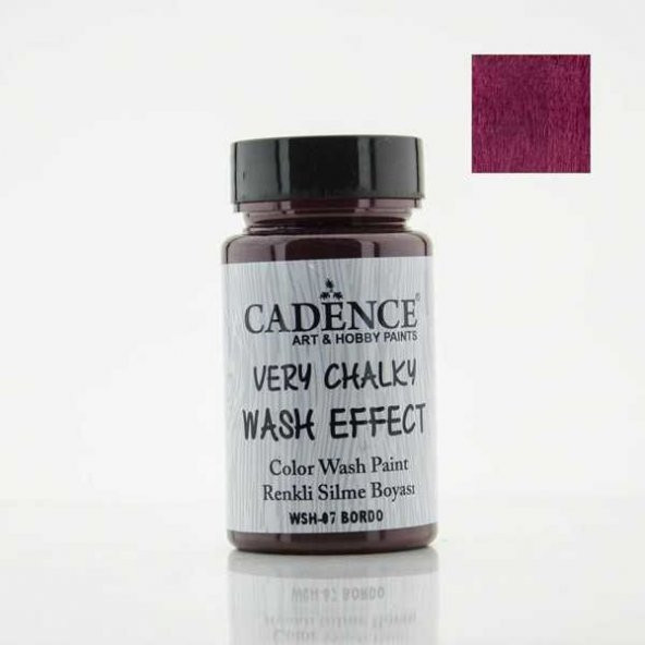 Cadence Wash Effect Renkli Silme Boyası 90 ml. 07 BORDO