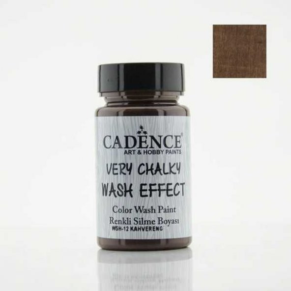 Cadence Wash Effect Renkli Silme Boyası 90 ml. 12 KAHVERENGİ
