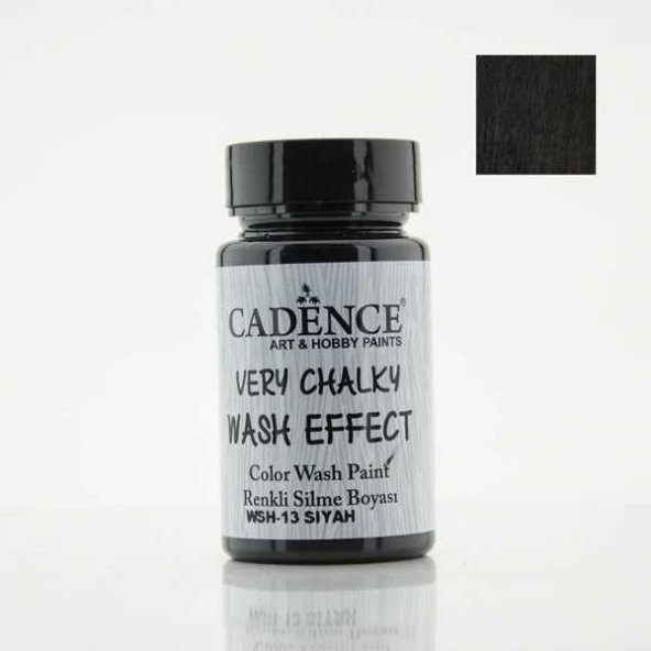 Cadence Wash Effect Renkli Silme Boyası 90 ml. 13 SİYAH ürün görseli