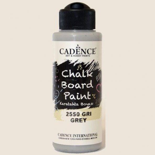 Cadence Chalkboard Paint Karatahta Boyası 120 ml. 2550 Gri