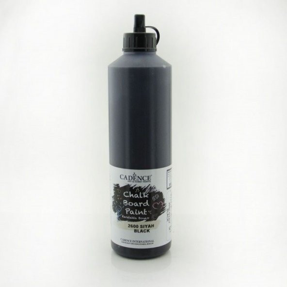 Cadence Chalkboard Paint Karatahta Boyası 750 ml. 2600 Siyah ürün görseli