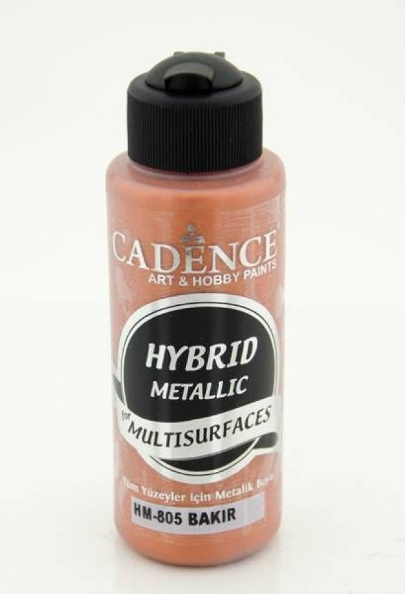 Cadence Hybrid Multisurface Metalik Boya 120 ml. HM-805 BAKIR ürün görseli