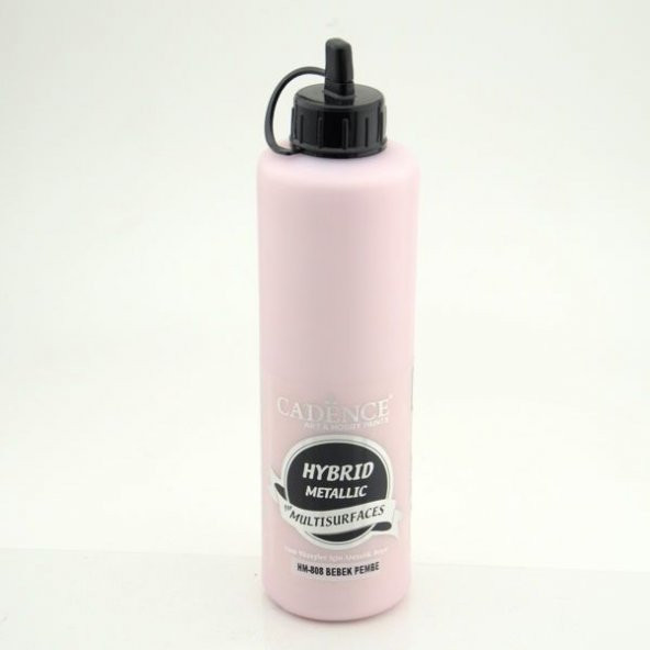 Cadence Hybrid Multisurface Metalik Boya 500 ml. HM-808 BEBEK PEMBE
