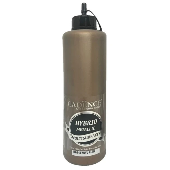 Cadence Hybrid Multisurface Metalik Boya 500 ml. HM-813 KOYU ALTIN ürün görseli