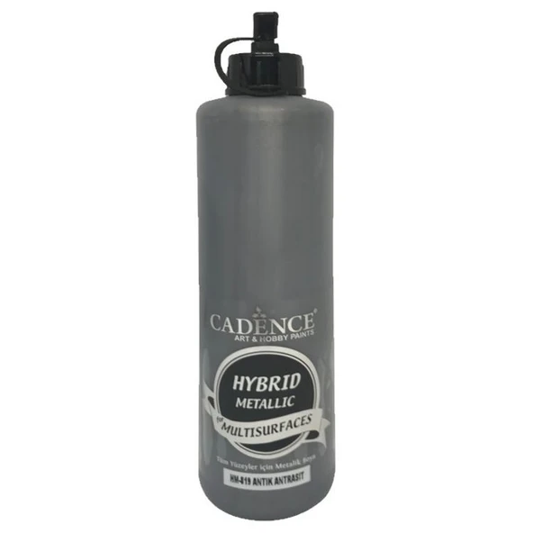 Cadence Hybrid Multisurface Metalik Boya 500 ml. HM-819 ANTİK ANTRASİT