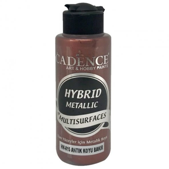 Cadence Hybrid Multisurface Metalik Boya 120 ml. HM-815 ANTİK KOYU BAKIR