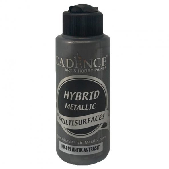 Cadence Hybrid Multisurface Metalik Boya 120 ml. HM-819 ANTİK ANTRASİT ürün görseli