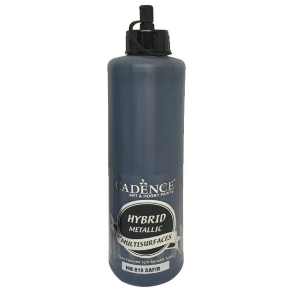 Cadence Hybrid Multisurface Metalik Boya 500 ml. HM-818 SAFİR