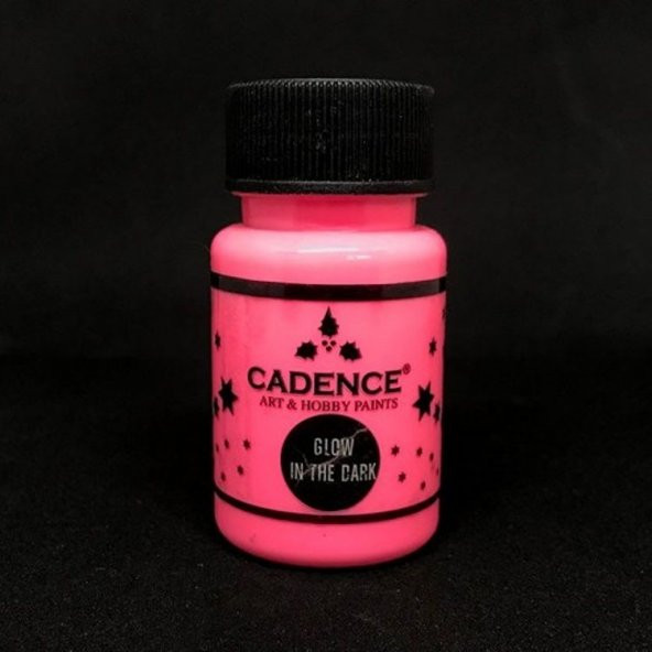 Cadence Karanlıkta Parlayan Boya Glow In The Dark PEMBE