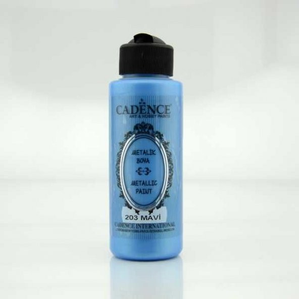 Cadence Metalik Boya 120 ml. 203 Mavi