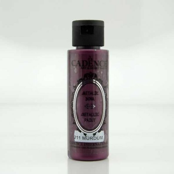 Cadence Metalik Boya 70 ml. 211 Mürdüm
