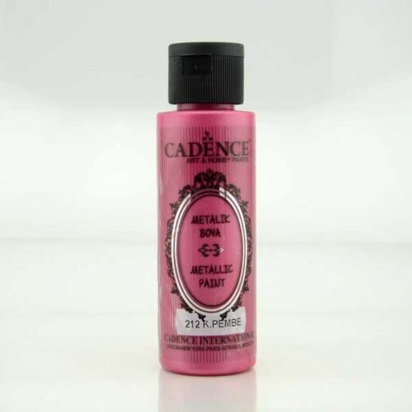 Cadence Metalik Boya 70 ml. 212 Koyu Pembe