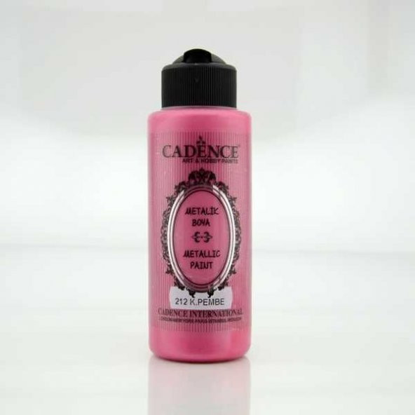 Cadence Metalik Boya 120 ml. 212 Koyu Pembe