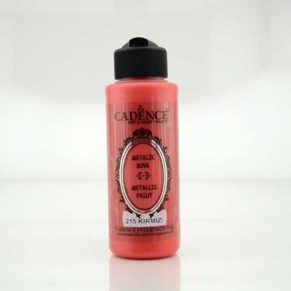Cadence Metalik Boya 120 ml. 215 Kırmızı