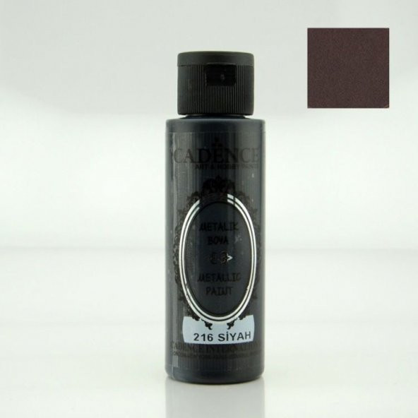 Cadence Metalik Boya 70 ml. 216 SİYAH