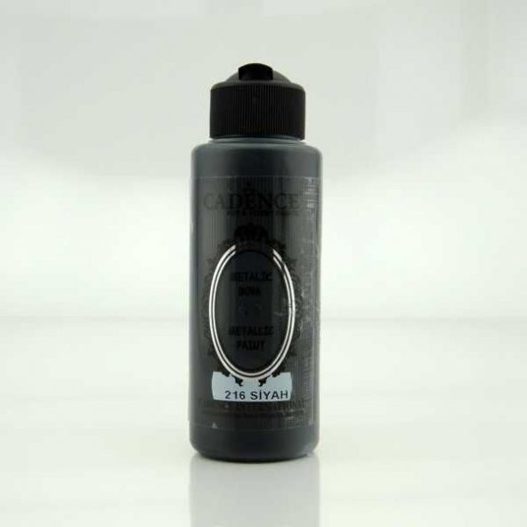 Cadence Metalik Boya 120 ml. 216 Siyah