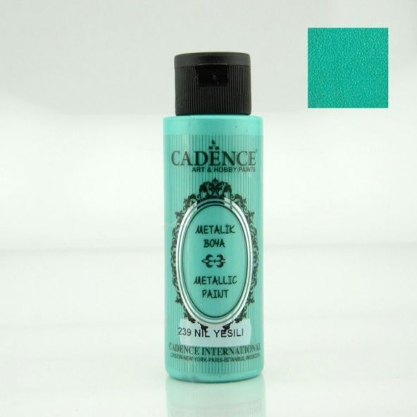 Cadence Metalik Boya 70 ml. 239 NİL YEŞİLİ
