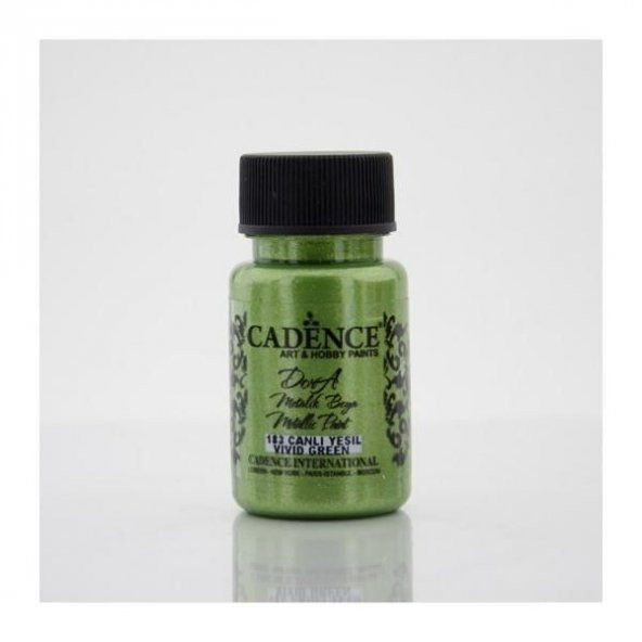 Cadence Dora Metalik Boya 50 ml. 183 Canlı Yeşil