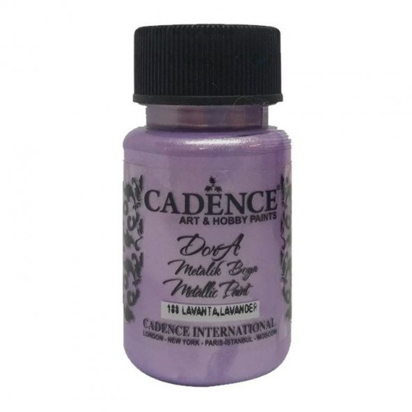 Cadence Dora Metalik Boya 50 ml. 188 Lavanta