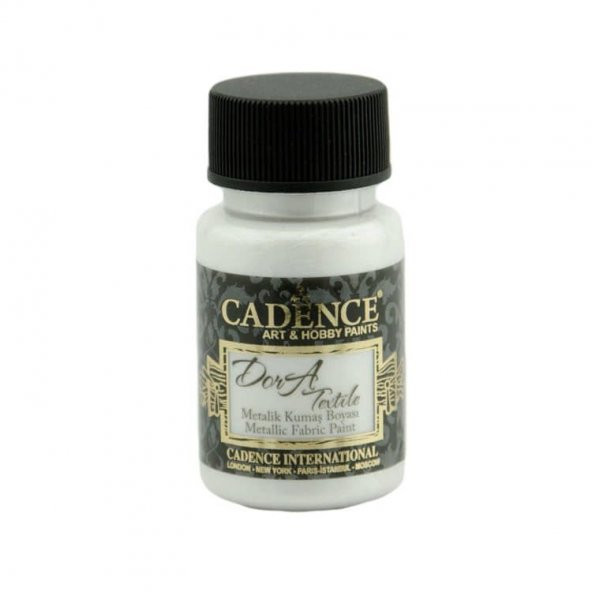 Cadence Dora Textile Metalik Kumaş Boyası 50 ml. 1152 İNCİ