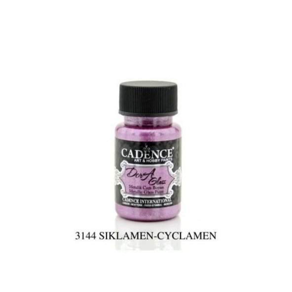 Cadence Dora Glass Metalik Cam Boyası 50 ml. 3144 SIKLAMEN
