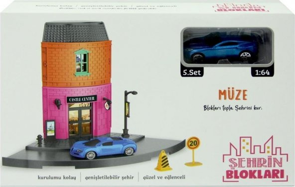 Birlik Şehrin Blokları Yapboz Müze Seti - 3