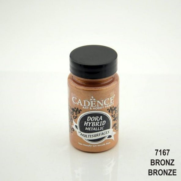 Cadence Dora Hybrid Metallic For Multisurfaces Her Yüzey İçin Akrilik Boya 90 ml. 7167 BRONZ