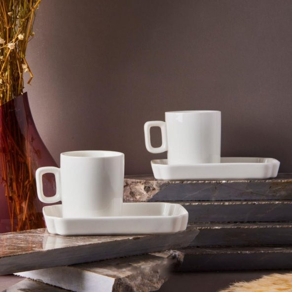 Perotti Luce Porselen 2li Kahve Fincanı 14357 - 2