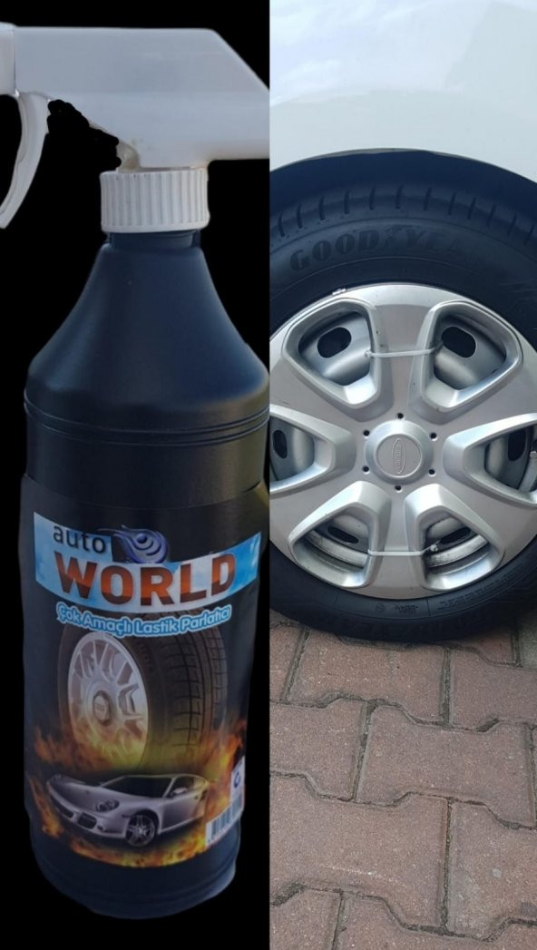 AUTO WORLD LASTİK PARLATICI 1,CI SINIF 500 ml - 2